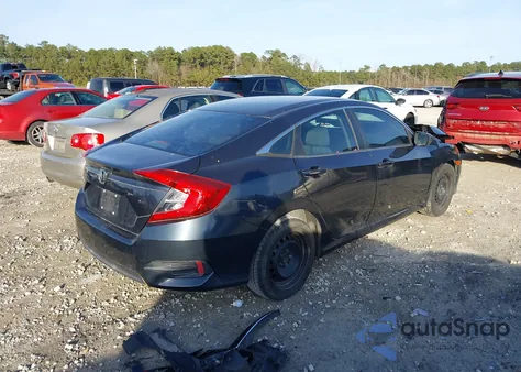 2016 Honda Civic Lx из США, поврежденный, VIN 19XFC2F50GE017821